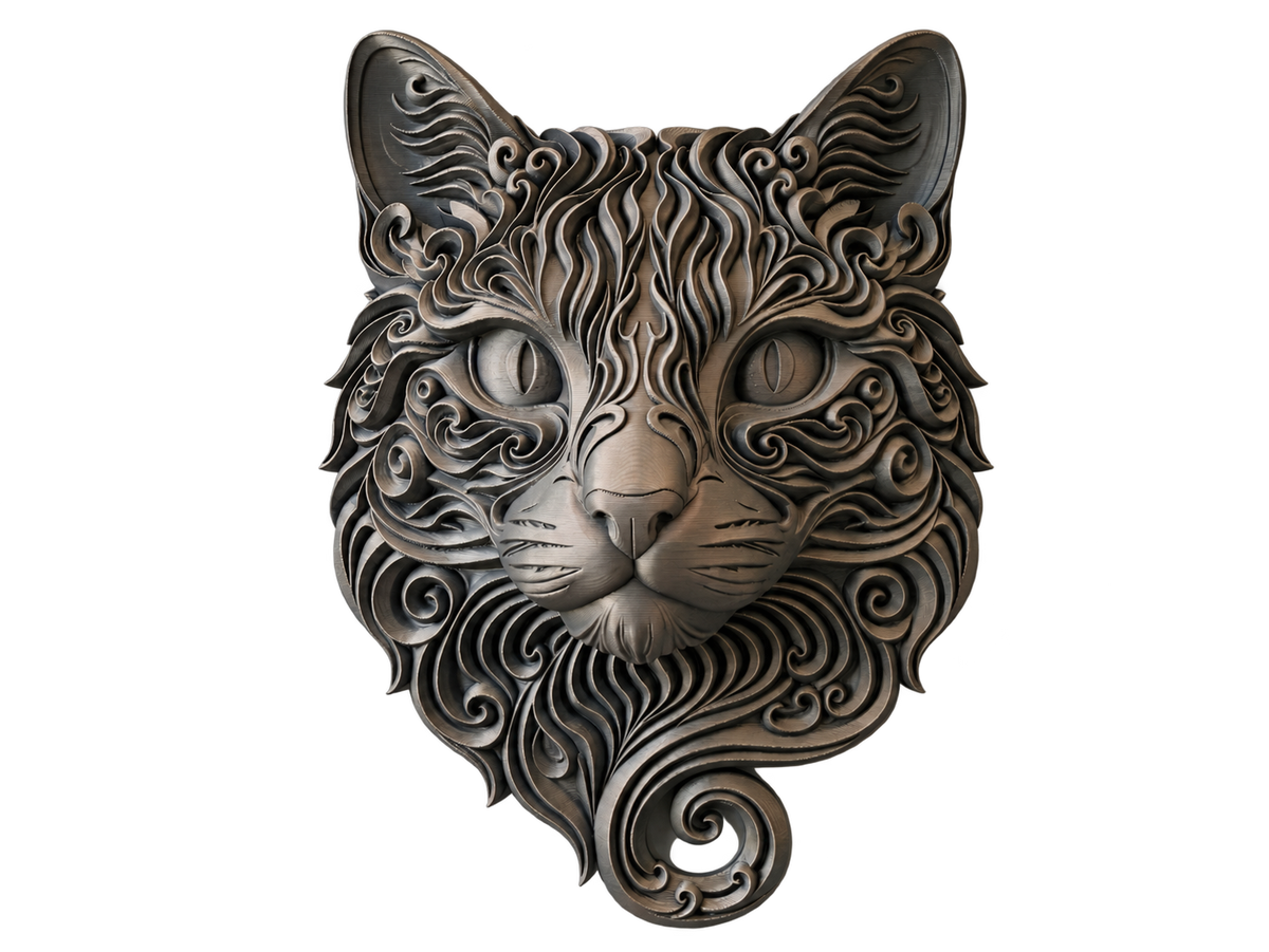 Gelockte Katze