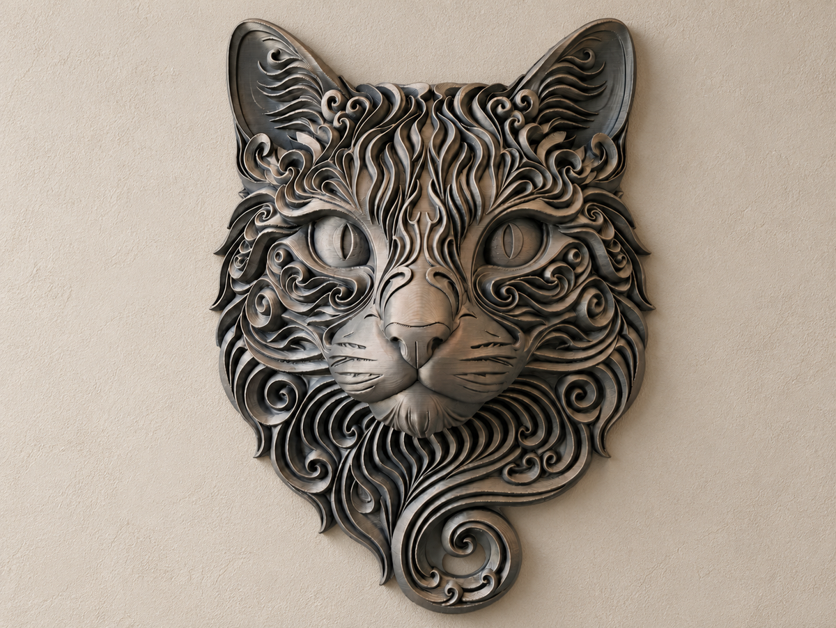 Gelockte Katze