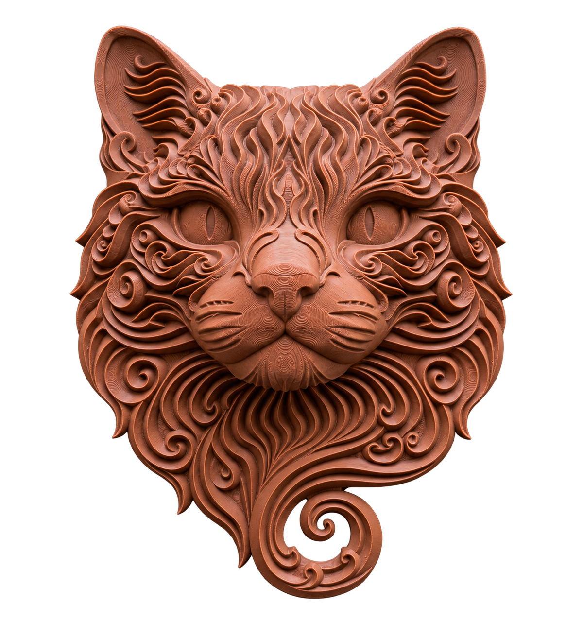 Gelockte Katze