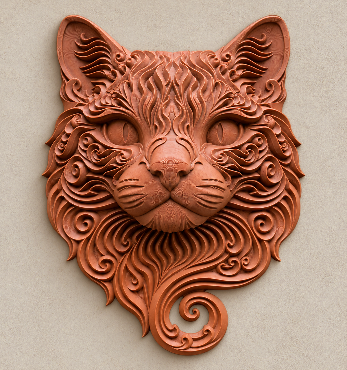 Gelockte Katze