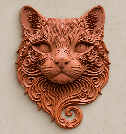 Gelockte Katze