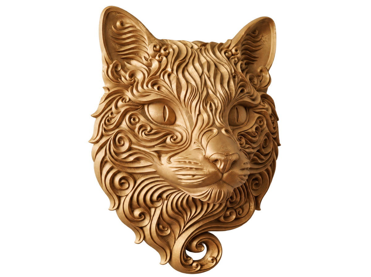 Gelockte Katze