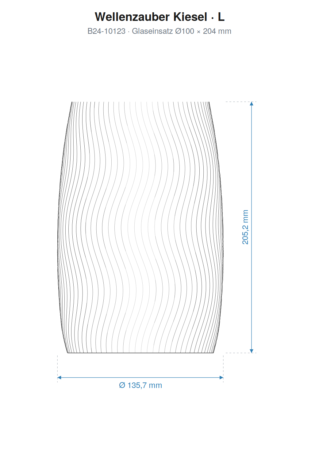 Wellenzauber Kiesel