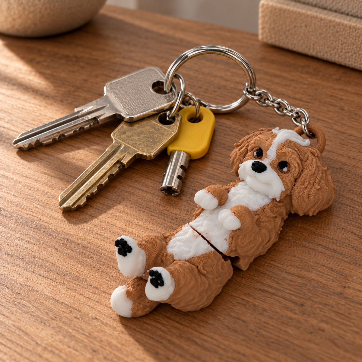 Cavapoo Schlüsselanhänger