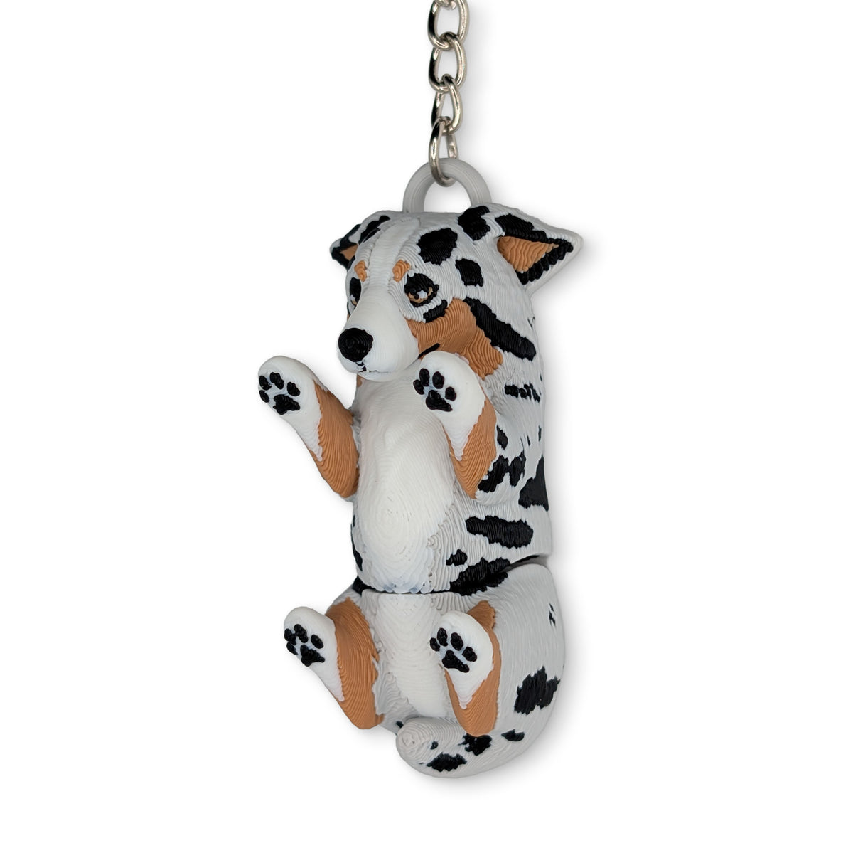 Australian Shepherd Schlüsselanhänger – Gelenkiger Flexibler Hund