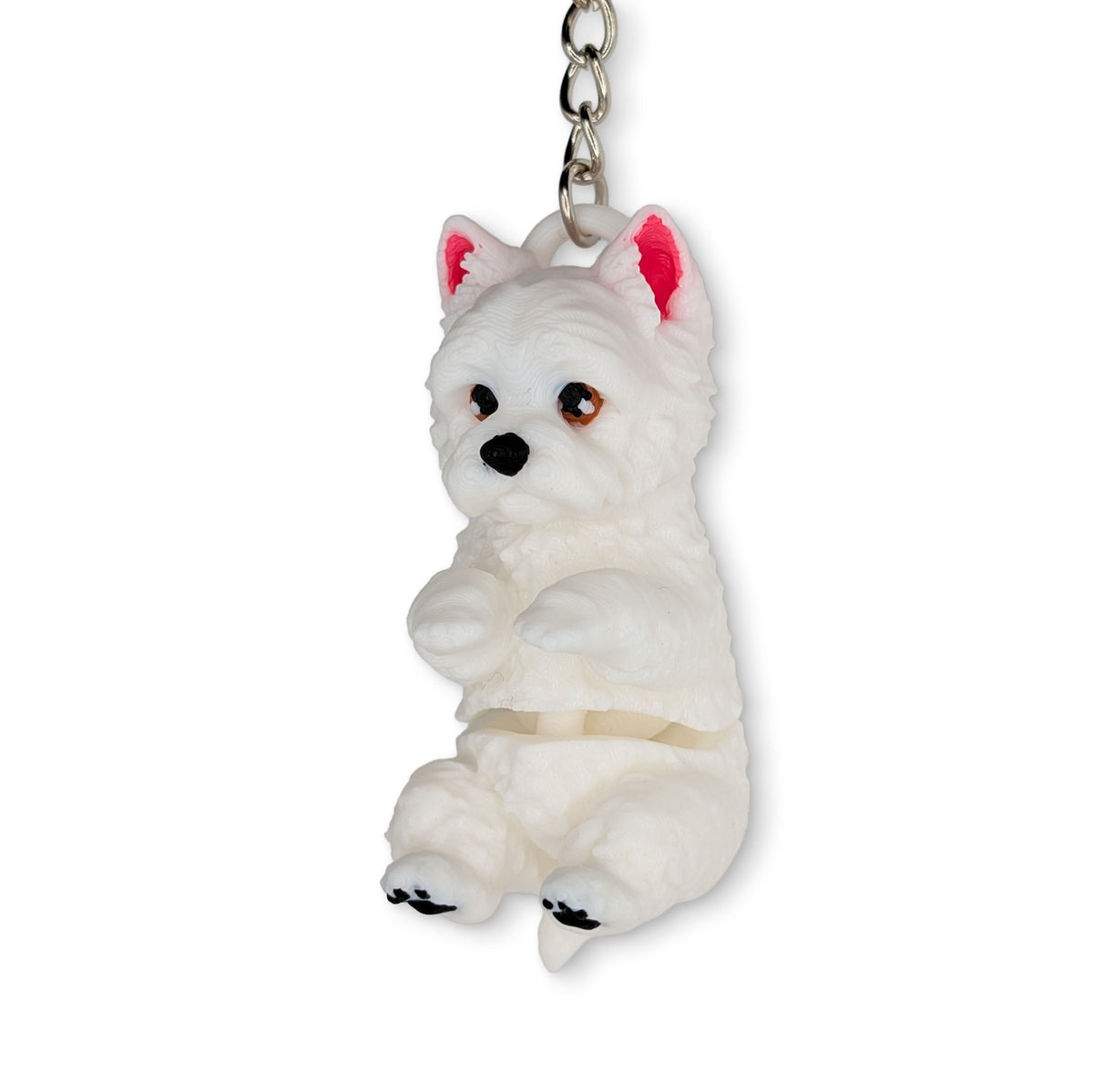 West Highland White Terrier Schlüsselanhänger – Gelenkiger Flexibler Hund